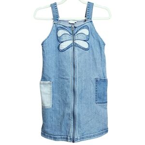 Stella McCartney Kids Designer Jumper Full-Zip Denim Butterfly Size 10